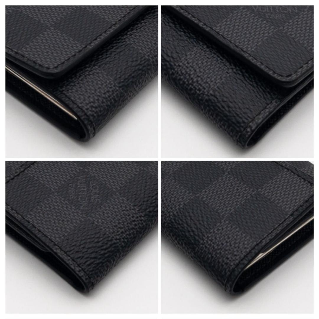 【極美品】ルイヴィトン　ミュルティクレ6 ダミエグラフィット　キーケース　黒