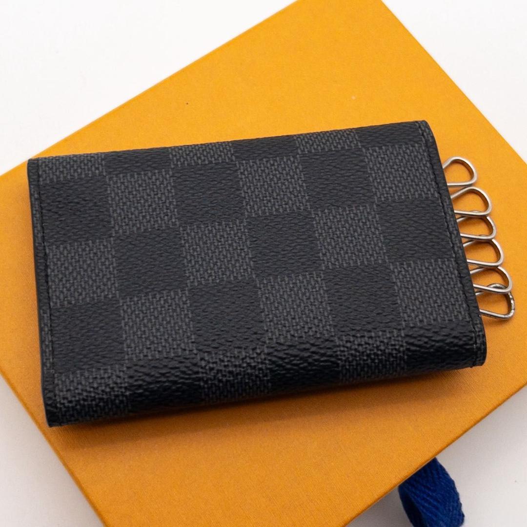 【極美品】ルイヴィトン　ミュルティクレ6 ダミエグラフィット　キーケース　黒