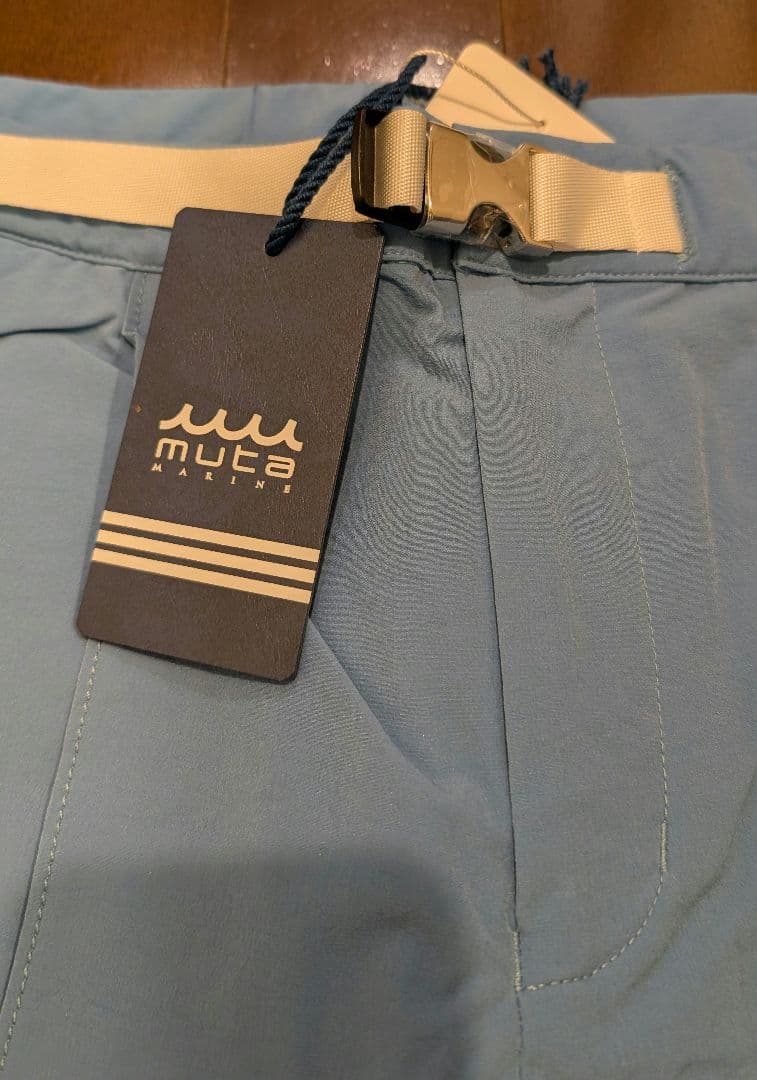 【新品未使用】ムータマリン ベルトカラーパンツ スラックス 4 S