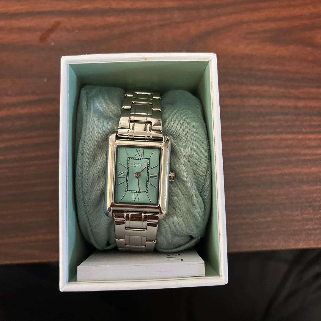 ESPRIT アナログ腕時計 ミントグリーン